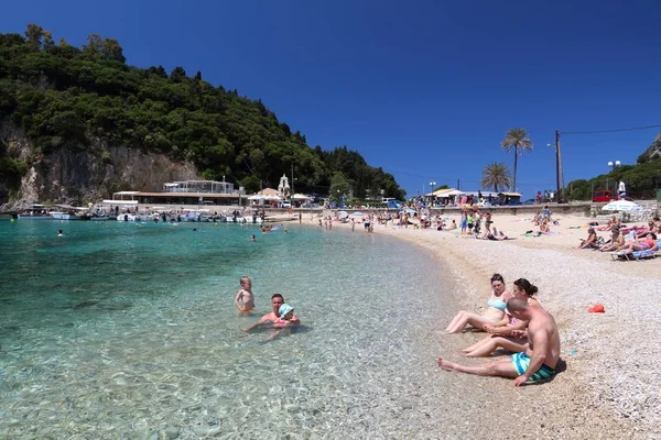 Greckie wakacje na Korfu — Zdjęcie stockowe