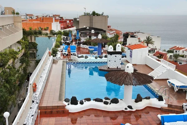 Tenerife roof top pool — Stock Photo, Image