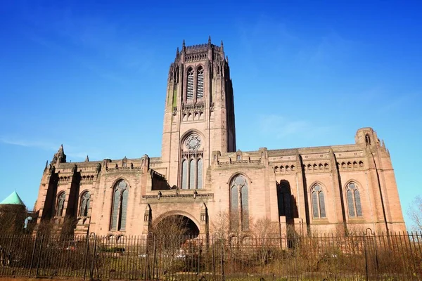 Leverpool uk - die Kathedrale — Stockfoto