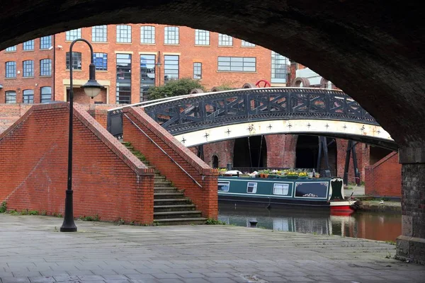 Manchester kanalerna, Storbritannien — Stockfoto