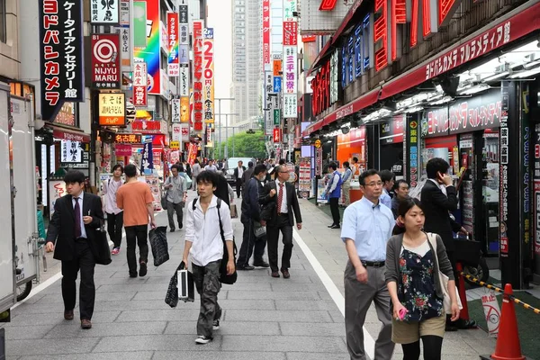 Shinjuku città dello shopping — Foto Stock