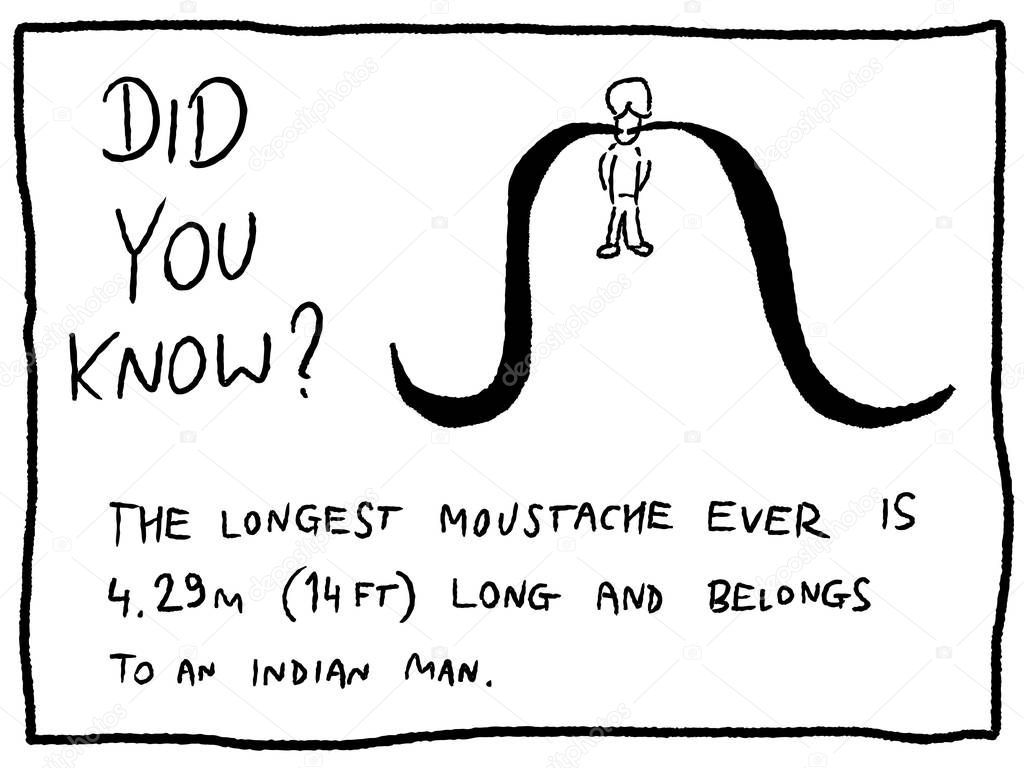 Moustache - vector illustration