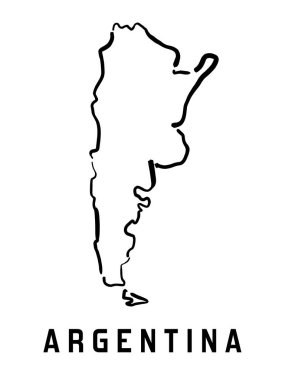 Arjantin basit harita