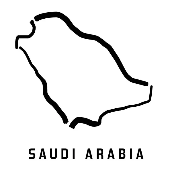 Forma Arabia Saudita — Vettoriale Stock