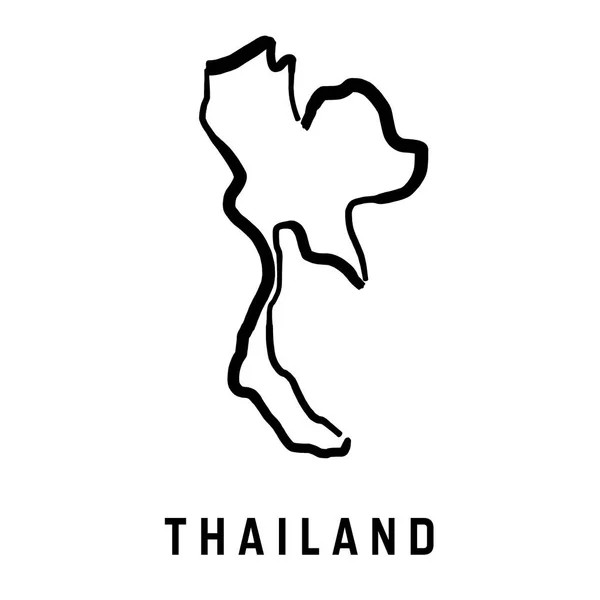 Tailandia - ilustración vectorial — Vector de stock