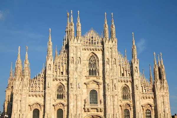 Milan sunset - the Cathedral — Stock Photo, Image