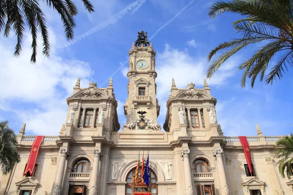 Rathaus von Valencia — Stockfoto