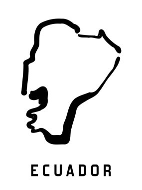 Ekvator harita vektör