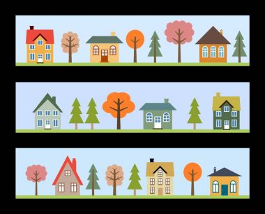 Konut mahalleler vektör