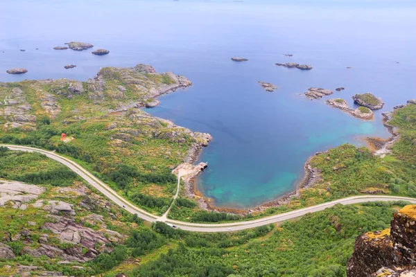 Норвегія дорога - Національний туристичний маршрут в прибуття — стокове фото