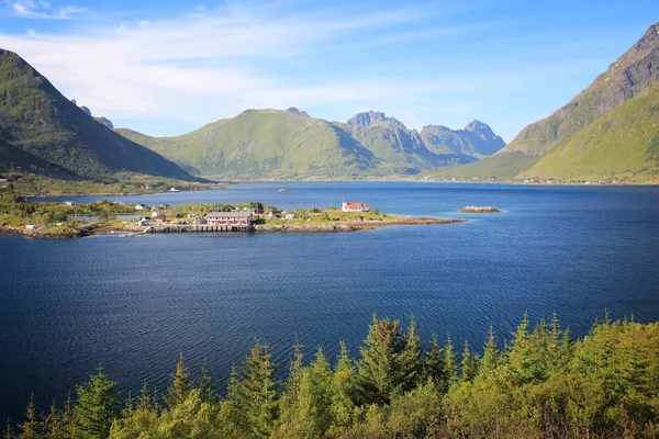 Paisagem serena na Noruega — Fotografia de Stock