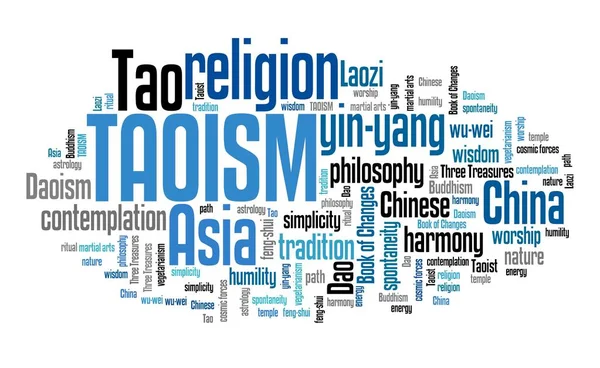 Taoism - word cloud — Stock Photo, Image