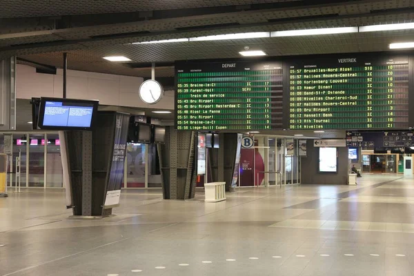 Dworca południowego w Brukseli — Zdjęcie stockowe