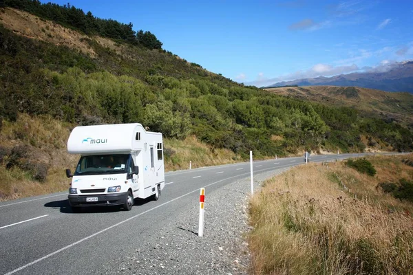 Autocaravana de Nueva Zelanda — Foto de Stock