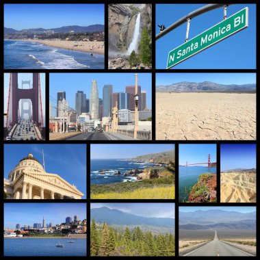 California yerler - seyahat montaj