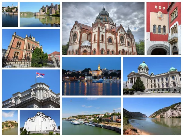 Serbia - travel montage — Stock Photo, Image