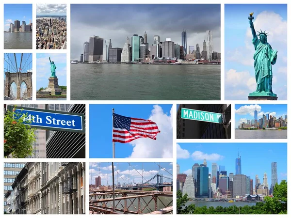 New York collage — Stockfoto