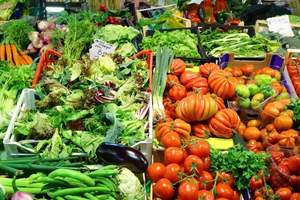 Itálie potravinový trh — Stock fotografie