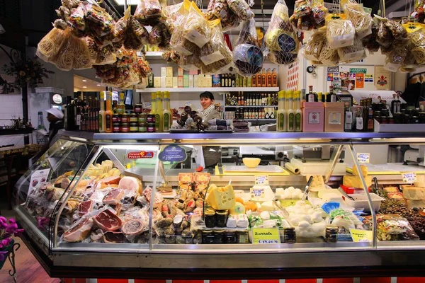 Negozio di formaggi italiani — Foto Stock