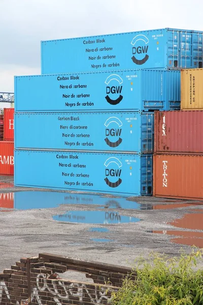 Ładunków kontenerowych, Niemcy — Zdjęcie stockowe