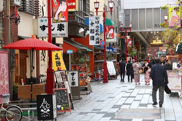 Рестораны Asakusa - архитектура города — стоковое фото