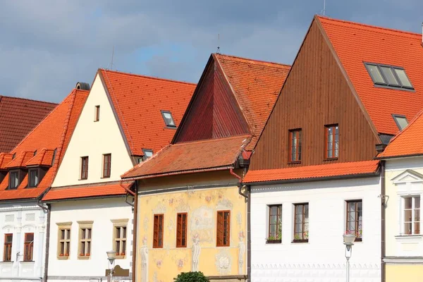 Eslováquia - Bardejov - arquitectura antiga — Fotografia de Stock