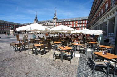 Madrid, İspanya - Şehir Manzaralı