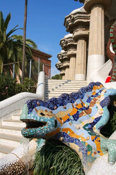 Barcelona Salamander taidetta — kuvapankkivalokuva