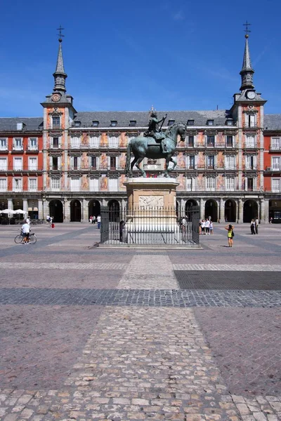 Plaza mayor v Madridu — Stock fotografie