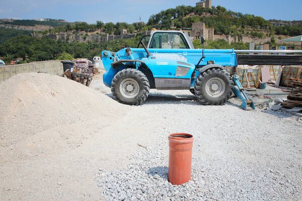 Road construction in Europe