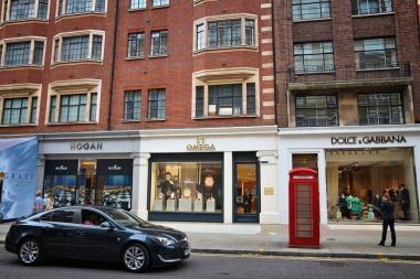 Londra lüks alışveriş