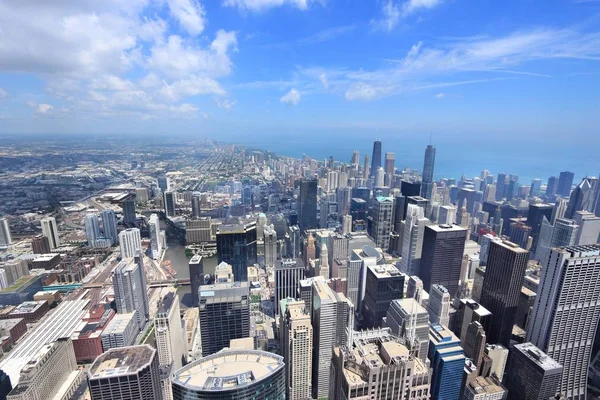 Chicago skyline, Estados Unidos — Foto de Stock