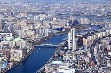Japonya 'daki Tokyo şehri.