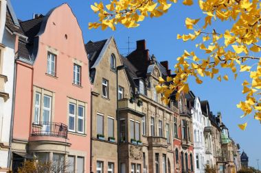 Dusseldorf, Almanya sonbahar