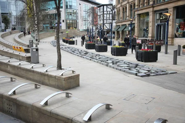 Manchester Exchange Square — Stock Photo, Image