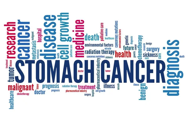 Stomach cancer - word cloud — Stock Photo, Image