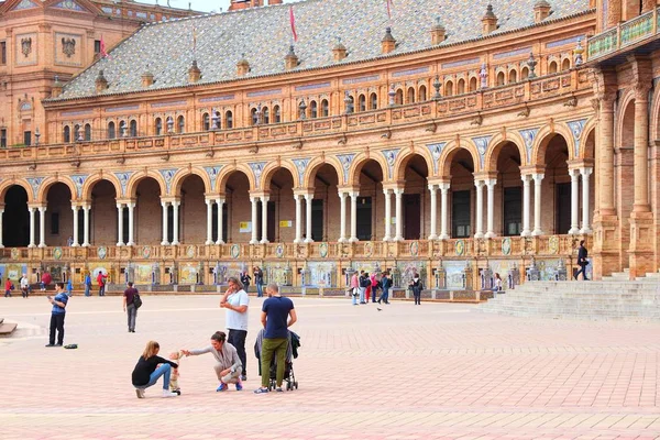 Plaza de España, Sevilla — Foto de Stock