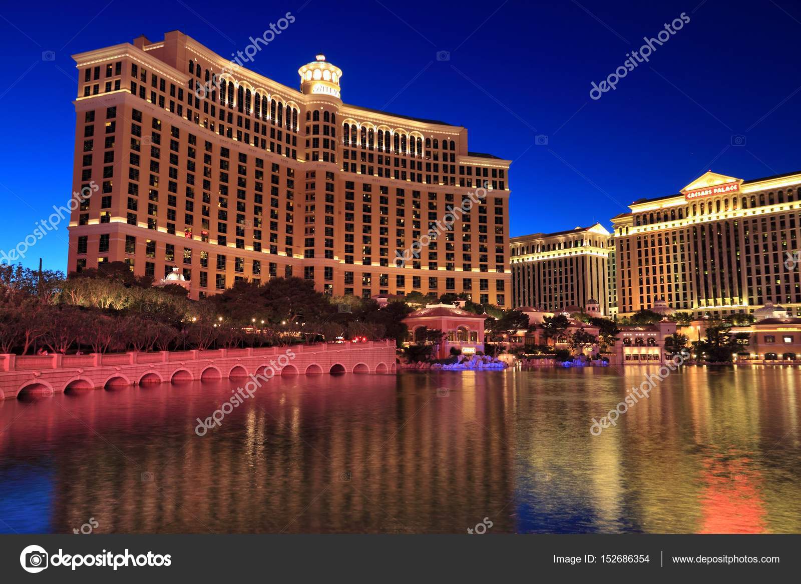 Las Vegas Night Stock Editorial Photo C Tupungato 152686354