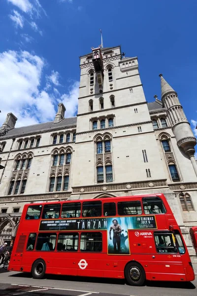 London Bus - Ansicht der Stadt — Stockfoto