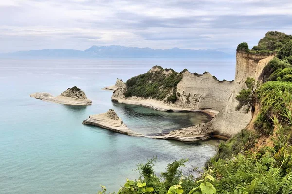 Corfu manzara - açık görünüm — Stok fotoğraf