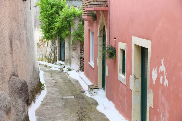 Řecké vesnice - ostrov Korfu — Stock fotografie