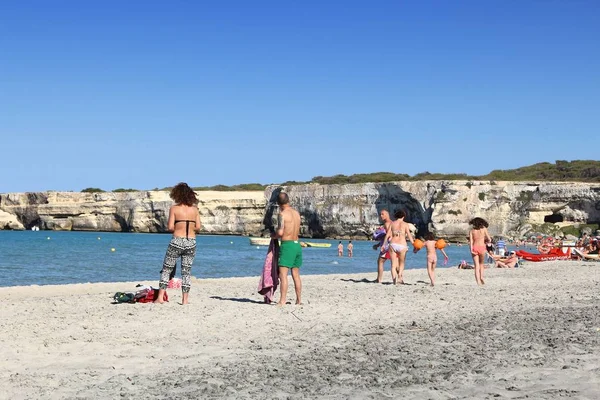 Italia playa en Salento — Foto de Stock