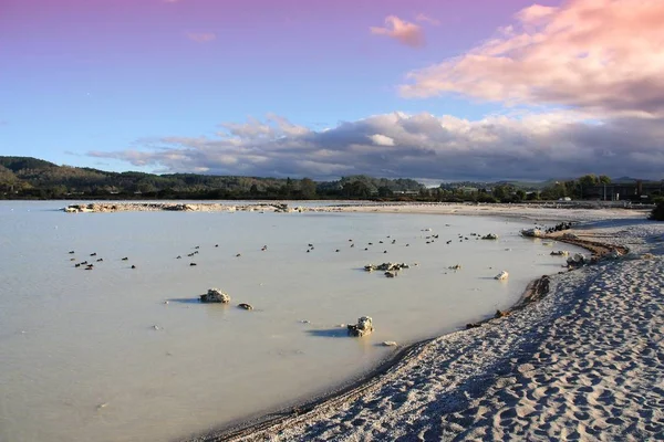 Lake rotorua, Nieuw-Zeeland — Stockfoto