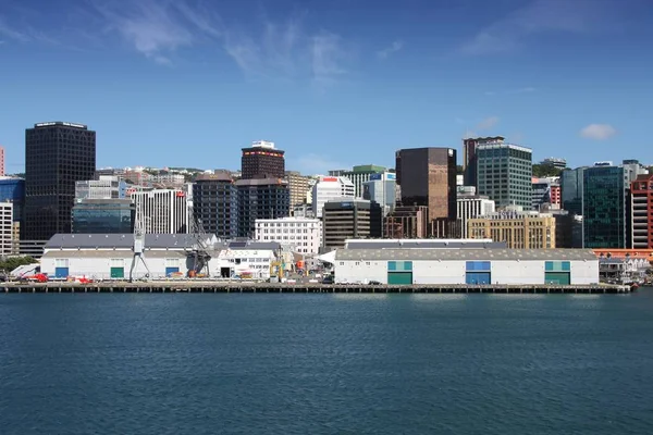 Városkép Wellington, Új-Zéland — Stock Fotó