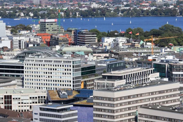 Hamburg, deutschland - stadtblick — Stockfoto