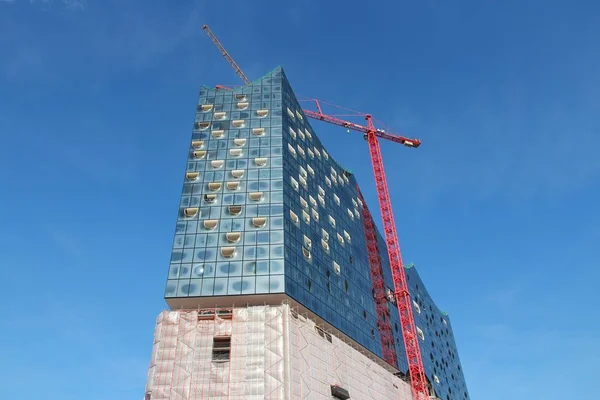 Hamburgo Filarmônica - vista da cidade — Fotografia de Stock