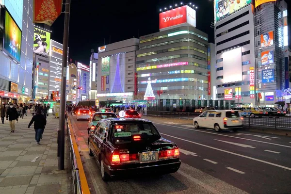 도쿄, 이케부쿠로 밤 — 스톡 사진