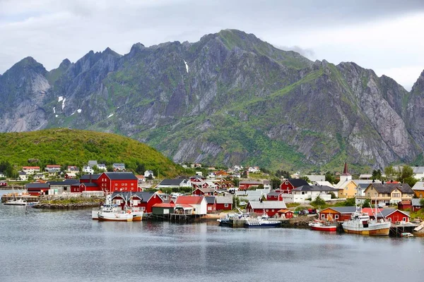 Reine, Norsko - vyhlídkové místo — Stock fotografie