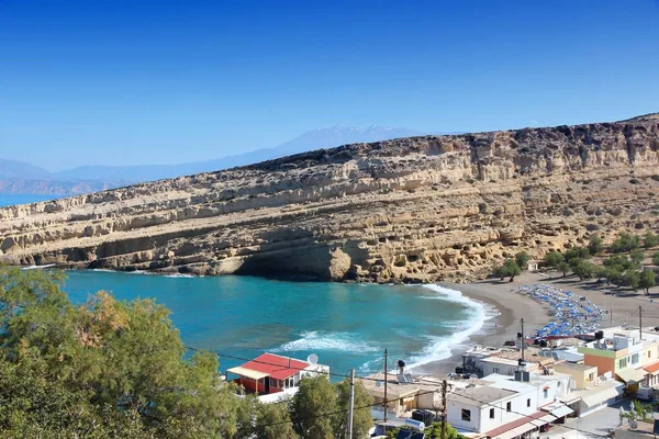 Matala, Crete - scenic place — Stock Photo, Image