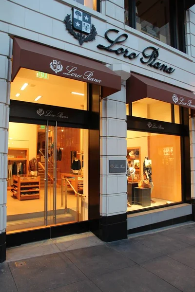 Loro Piana Shop, San Francisco — Stockfoto